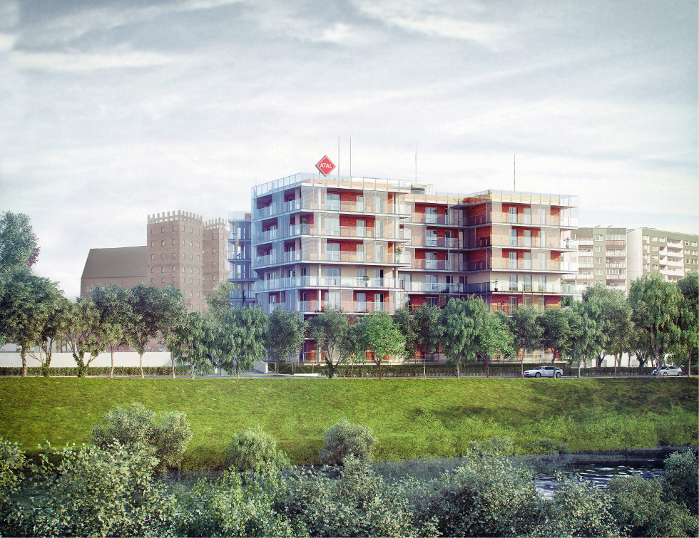 Apartamentowiec nad Odrą
